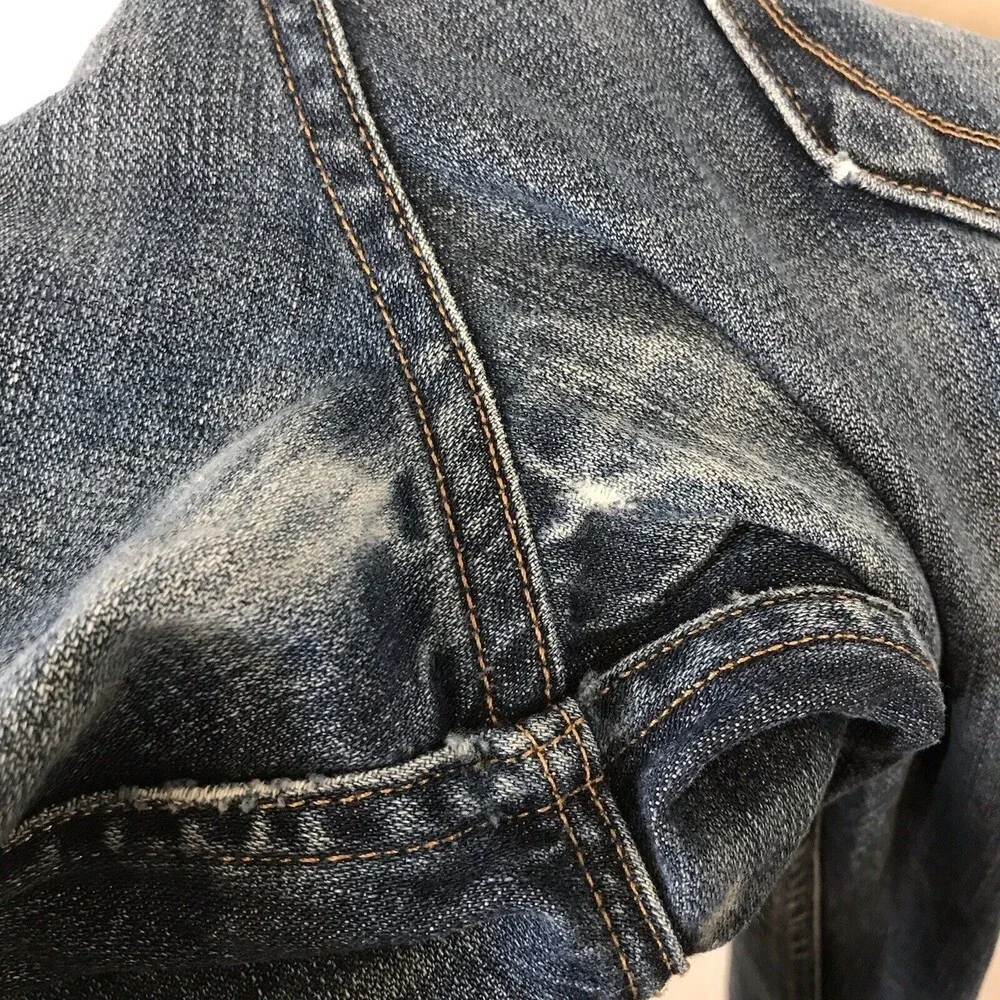 True Religion Ricky Bootcut Button Fly Flap Pockets Men's Size 31x34 Denim Jeans